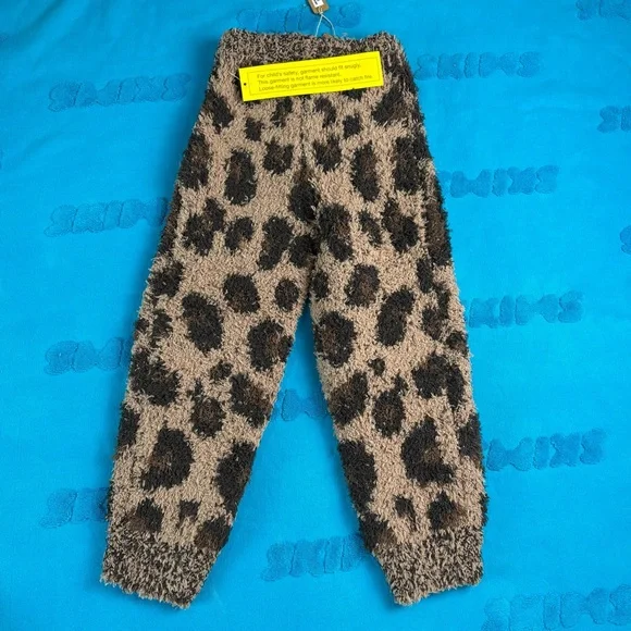🐆✨ NWT SKIMS Cozy Fair Isle Kids Jogger | Size 2T/3T ✨🐆 - Picture 2 of 5